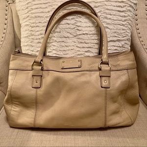 Cream Kate Spade Handbag